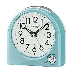 SEIKO 精工 滑動式秒針嗶嗶聲靜音貪睡鬧鐘 (QHE204L)