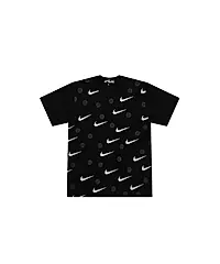 COMME des GARÇONS BLACK NIKE黑色印花短袖TEE/女/ S