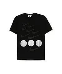 COMME des GARÇONS BLACK NIKE黑色圓圈短袖TEE/女/ M
