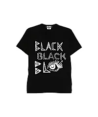 COMME des GARÇONS BLACK 眼睛BLACK黑色短袖TEE/女/ S