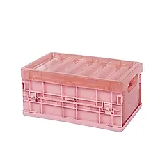 【dayneeds】折疊收納箱(小) 二入/ 粉紅色