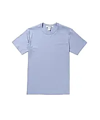 COMME des GARÇONS Shirt 背面logo藍色短袖TEE_男/中性/ XL