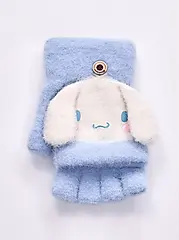 【ONEDER旺達棉品】兒童保暖手套/ 大耳狗-02/ 適合5~7歲