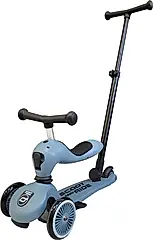 SCOOT & RIDE Kick 1 Push & Go滑步滑板車/ 岩石藍