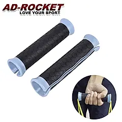【AD-ROCKET】專業彈力帶舒適防滑握把 兩入組 握力把 助力 健身 重訓 (兩色)/ 藍色 兩入