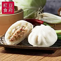 【紅豆食府】菜肉包 (高麗菜冬粉) (6入/袋)