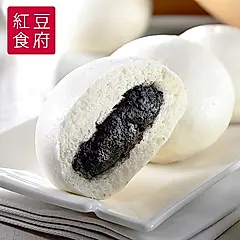 【紅豆食府】芝麻包 (6入/袋)