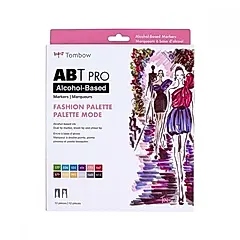 Tombow ABT PRO雙頭麥克筆/ 12色組/ 流行