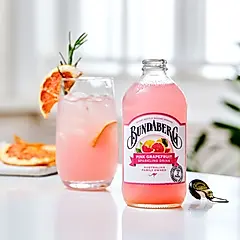 BUNDABERG賓德寶氣泡飲料/ 粉紅葡萄柚/ 375ml