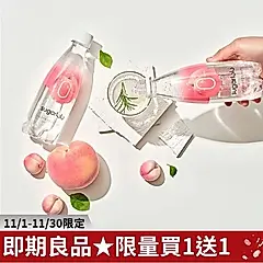 限時買一送一!【韓味不二】水蜜桃風味氣泡水 350ml/瓶*6(有效期:2026.02.19)