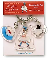 【誠品獨家】日本 Gakken Kurahashi Rei 壓克力鑰匙圈/ 紅茶