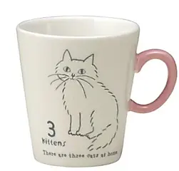 小倉陶器 Three Cats 馬克杯/ Moco