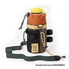 TOPO DESIGNS Mountain Hydro Sling水壺斜跨包/ 樹林色/陶瓦紅/ Woodland/Terracotta