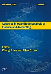 Advances in Quantitative Analysis of Finance and Accounting (電子書)