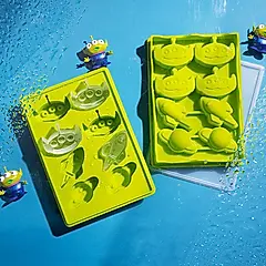 HOUSUXI迪士尼玩具總動員系列三眼怪附蓋好脫模矽膠製冰盒