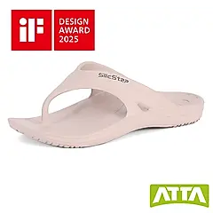 ATTA SilicStep 矽晶減塑環保足弓夾腳拖鞋/沙/10號