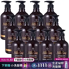 《台塑生醫》Dr's Formula胺基酸清爽肌沐浴乳(雪皂香氛) 800g*12入