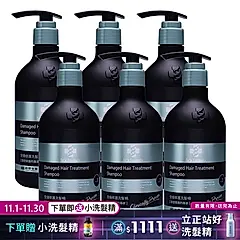 《台塑生醫》Dr's Formula 受損修護洗髮精580g*6入