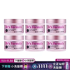 《台塑生醫》Dr's Formula高效髮膜180g*6入/ 水感x6入