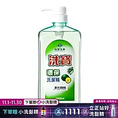 《台塑生醫》Dr's Formula洗寶環保洗潔精1000ml