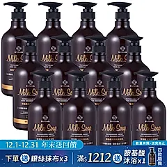 《台塑生醫》Dr's Formula胺基酸清爽肌沐浴乳(雪皂香氛) 800g*12入