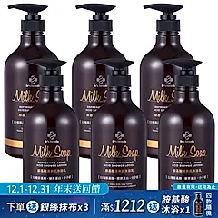 《台塑生醫》Dr's Formula胺基酸清爽肌沐浴乳(雪皂香氛) 800g*6入