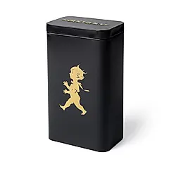 Solstickan咖啡收納罐-黑/金