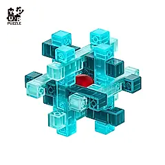 YouRblock微型積木YOURPUZZLE孔明鎖/ 籠中取珠/ 青瓷