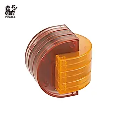 YouRblock微型積木YOURPUZZLE孔明鎖/ 環環相扣/ 枇杷