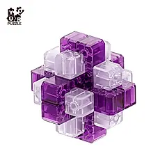 YouRblock微型積木YOURPUZZLE孔明鎖/ 封鎖/ 紫苑