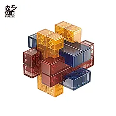 YouRblock微型積木YOURPUZZLE孔明鎖/ 籠中取物/ 檀香