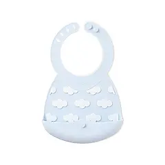 VIIDA Joy便攜式矽膠圍兜/ 天空藍