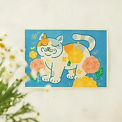 皮康PIKANG A4孔版海報/ 美吉繡球花