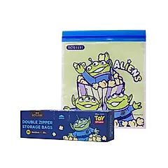 HOUSUXI迪士尼三眼怪雙夾鏈保鮮袋/ M/ 20入/ 盒