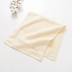 【里仁】平織毛巾圈洗臉巾(米) 34×76cm