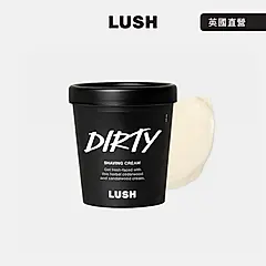 【LUSH 嵐舒】Dirty 剃毛膏 225g(刮鬍膏/燕麥奶/薰衣草/安息香)