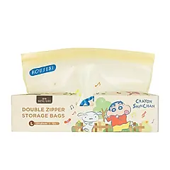 HOUSUXI蠟筆小新雙夾鏈保鮮袋/ L/ 12入/ 盒