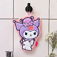 HOUSUXI三麗鷗酷洛米加厚珊瑚絨擦手巾/ A3