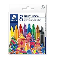 STAEDTLER MS加寬兒童無毒油蠟筆/ 8色