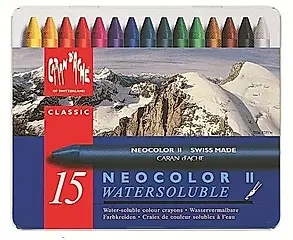 CARAN D'ACHE NEOCOLOR II專業水溶性蠟筆/15色