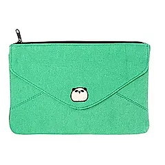 Jean熊貓信封萬用包/ 熊貓郵差信封