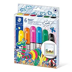 STAEDTLER中性果凍旋轉蠟筆/ 6色入/ 效果色系