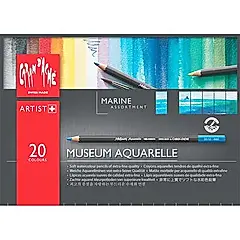 CARAN D'ACHE MUSEUM AQUARELLE博物館級水溶性色鉛/風景/20色