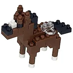 KAWADA nanoblock積木/ NBS-005 Mini小馬