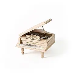 Wooderful life迷你造型音樂鈴/ 淺色三角鋼琴