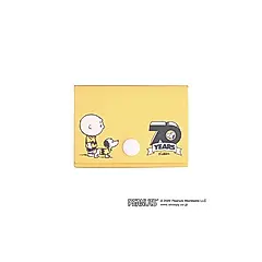 KODOMO Snoopy手帳浸透印章盒/ 黃色