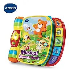 vtech音樂啟蒙學習翻翻書/ 小熊/ 橘