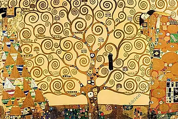 雷諾瓦拼圖文化坊/生命之樹/1008片/克林姆