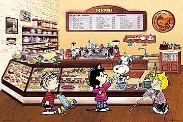 雷諾瓦拼圖文化坊/美味甜點屋 /1008片/史努比