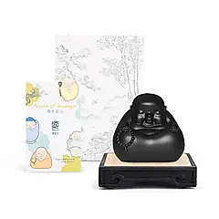 TALES神話言-佛本初心-文鎮(黑)-彌勒佛(附座)